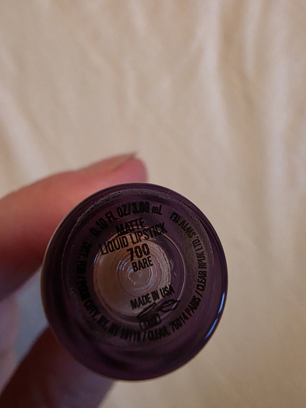 Matte Liquid Lipstick 700 Bare - Neutral Nude